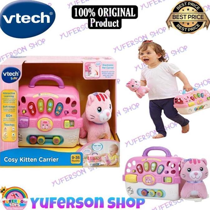 Vtech Cosy Kitten Carrier With Kitten