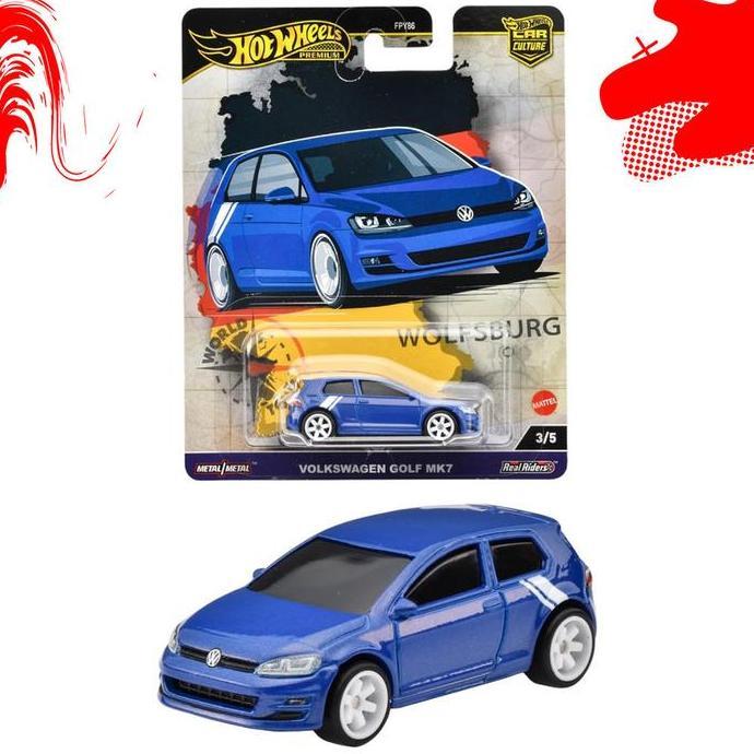 Hot Wheels Premium World Tour Volkswagen VW Golf MK7 Biru Car Culture