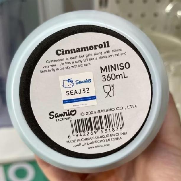 MINISO x Sanrio Botol Minum Sanrio Tumbler Sanrio Botol Air Minum Kuromi Cinnamoroll My Melody