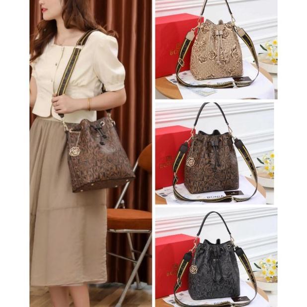 #5206 (Batik) Bonia Serut Kulit 3 Warna