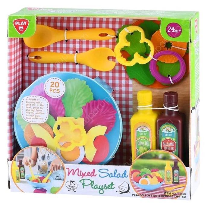 Mainan Masak-Masakan Pretend Play Mixed Salad Playset Playgo