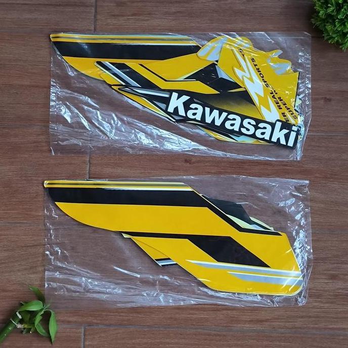 STIKER BODI LIS BODY STRIPING NINJA RR 2015 KUNING