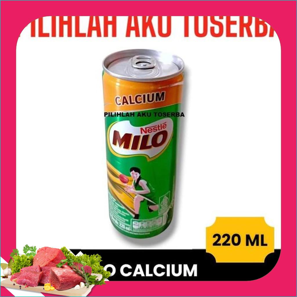 Susu Milo Kaleng Coklat Nutri Up Calcium - 220 Ml (Isi 24 Can)