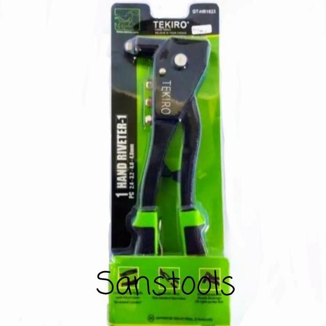 Tang rivet tekiro hitam hand riveter gun 2.4mm 3.2mm 4.0mm 4.8mm Ori