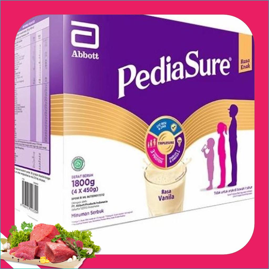 Susu Pediasure Triplesure Rasa Vanilla 1800Gr Box | Susu Formula
