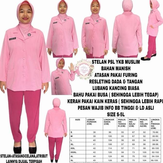 STELAN/CELANA SAJA  PSL YKB MUSLIM  BAHAN MANNISH Terlaris