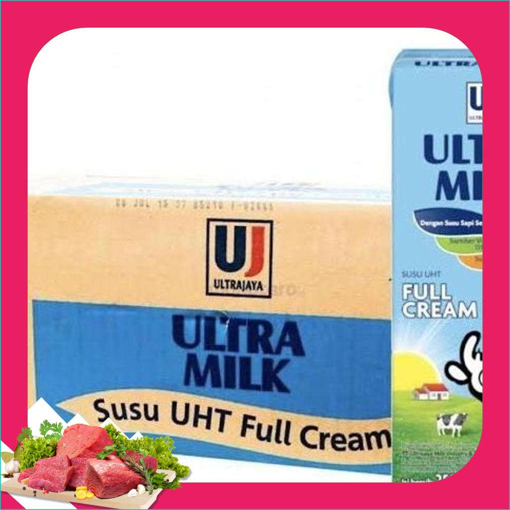 Susu Uht Full Cream Ultra Milk 1Liter X12 Dus An