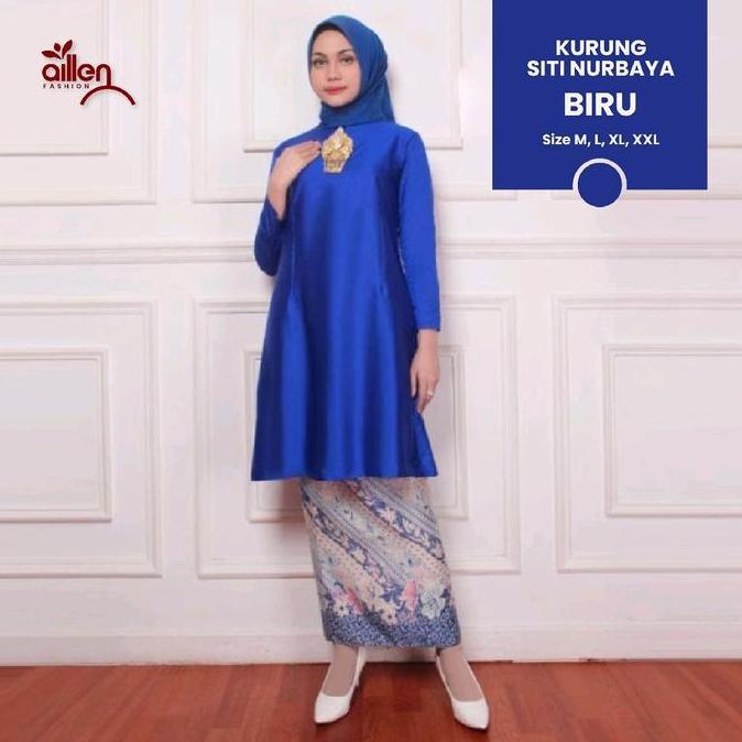 Baju Kurung bahan tafeta Polos setelan Terlaris