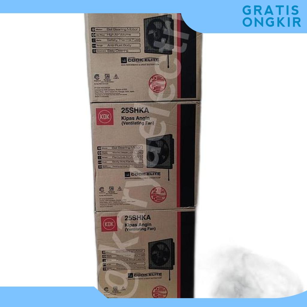 Kdk Exhaust Fan Kitchen 25Shka Kdk Exhaust Tembok Dapur 25-Shka 10Inch
