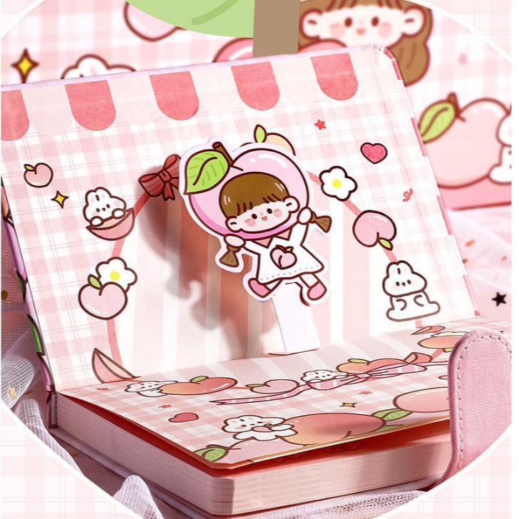 Eternal Summer Journal A5 / Journal Pop Up / Notebook Lucu/Diary Lucu / Buku Tulis Catatan Karak