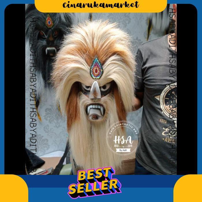 Topeng Ganongan Murah Bujang Ganong Jambul Tinggi Tebal [Br 1111]