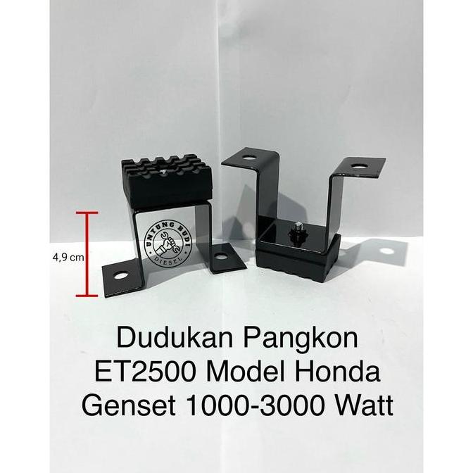 Kaki Pangkon Genset Set Model Honda ET2500 Dudukan Bracing Mounting Genset 1000-3000 Watt ET2500 ET2