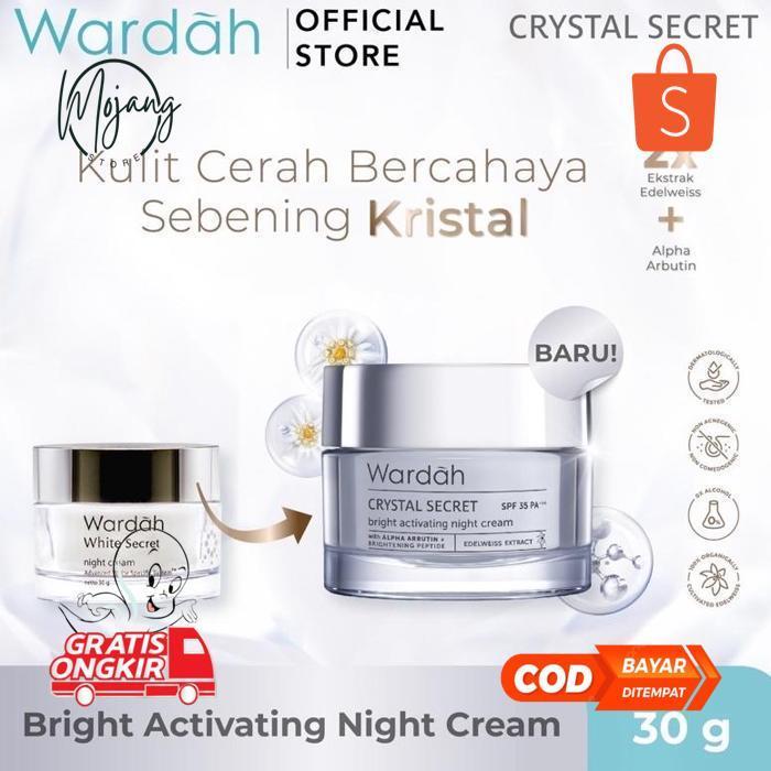 fg-7 WARDAH Crystal Secret Series Indonesia / Facial Wash Face Scrub Micellar Water Essence Toner Mi