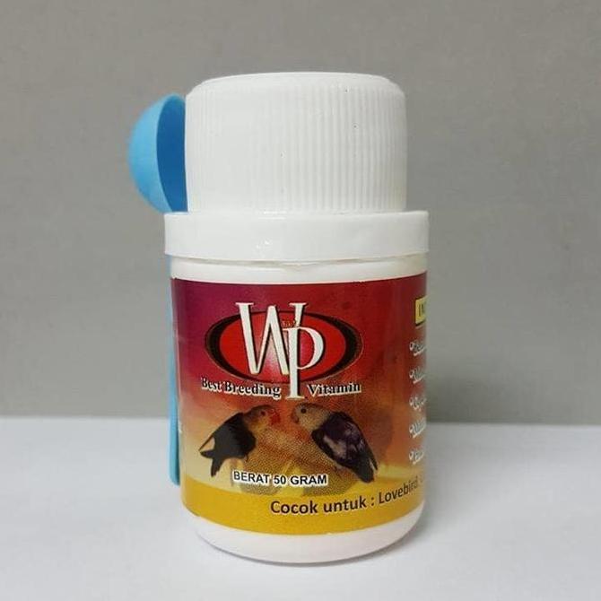Vitamin WP untuk Breeding Burung 50 gram vitamin ternak BRANJANGAN KENARI LOVEBIRD AFGREY GOLDAMADIN