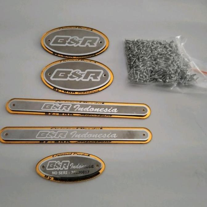 PROMO - Paket logo bnr arkilik terbaru sangkar kotak ori plus sekrup