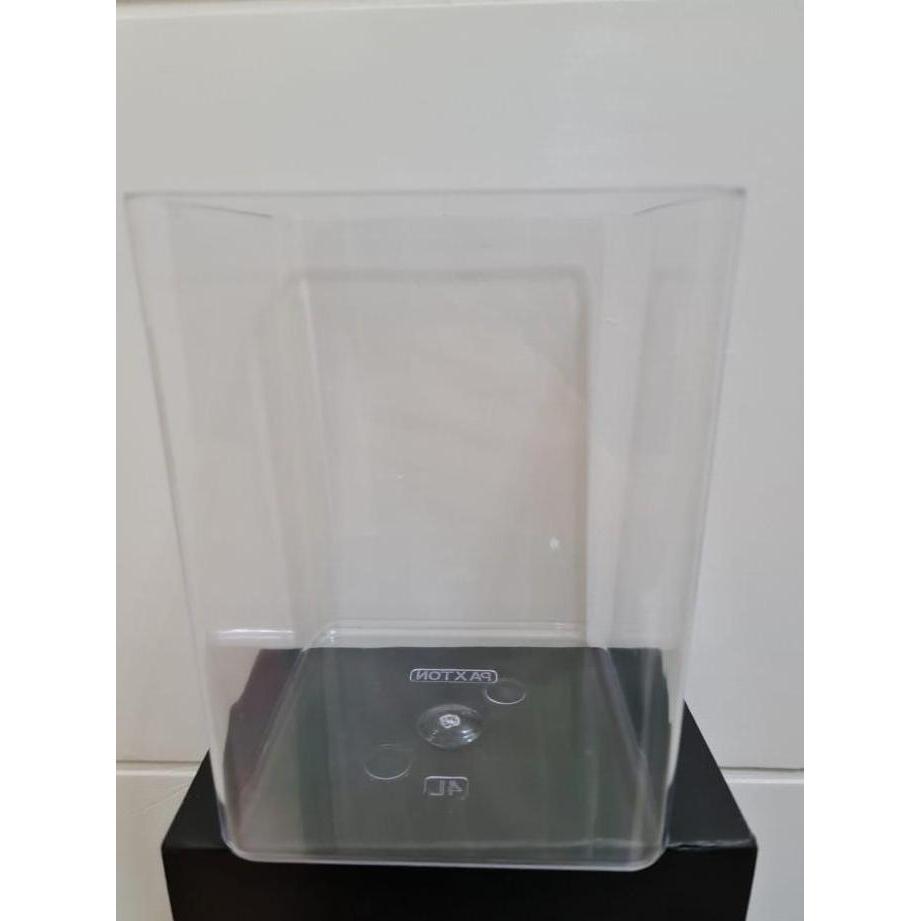 Toples Ikan Cupang Akrilik Kotak 4L - Toples Mika 4 liter - Paxton