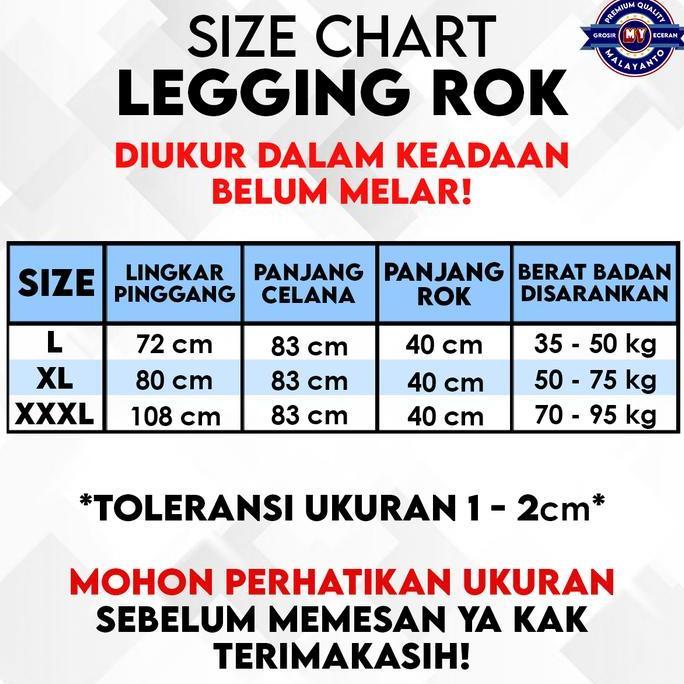TERMURAH - Legging Rok Celana Olahraga Wanita 2in1 Sporty Bawahan Senam Casual Streach Melar Elastis