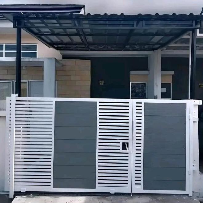 Pagar Rumah Minimalis Type Grc ,Double Sliding