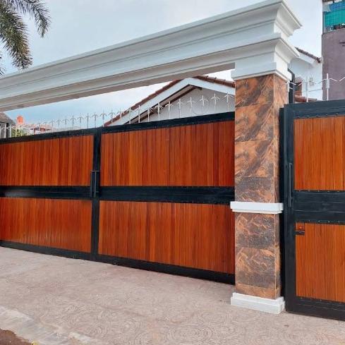 Pagar Rumah Sleding Dorong