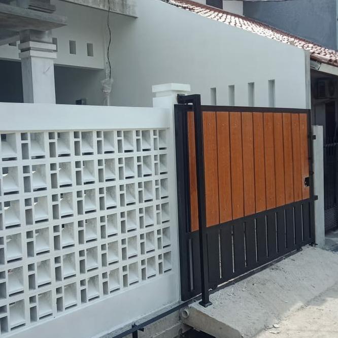 Gerbang Besi / Pintu Dorong Grc Seratkayu