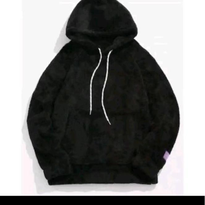 Jacket Bulu/Hoodi Bulu Kece Dewasa Pria Wanita Hitam Sweater Distro Tebal Unisex Casual Cowok Zipper