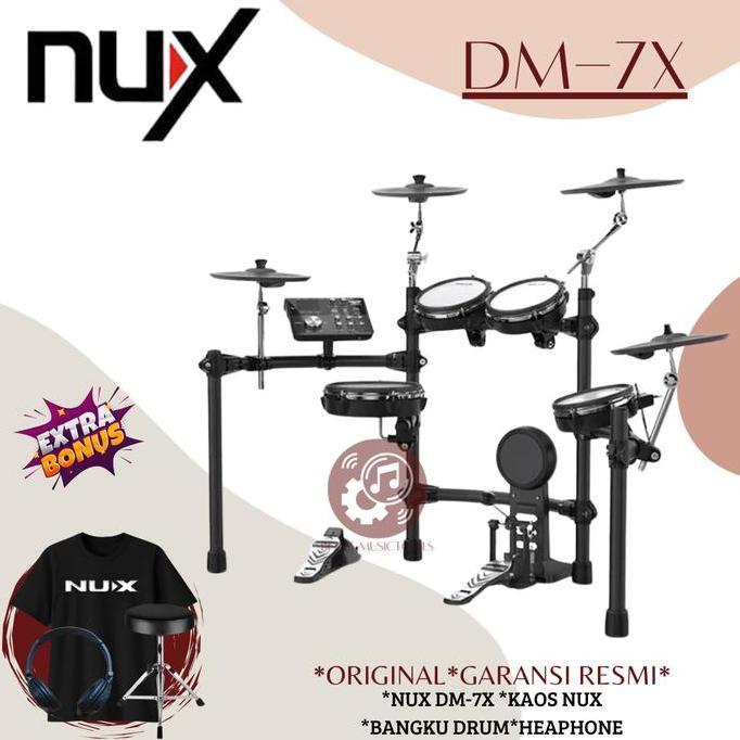 NUX DM-7x Digital Drum Electrik Kit Nux DM7x Original