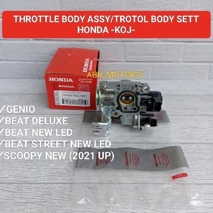 Throttle Body Assy (Koj) Trotol Body Genio/Beat New Led/Scoopy New 2021/Beat Deluxe/Beat Street Led