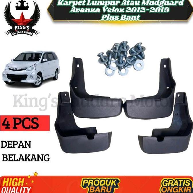 Promo Karpet Lumpur Atau Mud Guar Avanza Veloz 2012 - 2019 Set 4 pcs Depan Belakang Best Seller Acce
