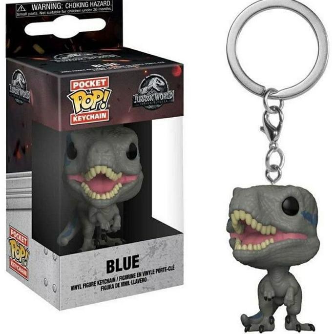 FUNKO POCKET POP KEYCHAIN GANTUNGAN KUNCI JURASSIC WORLD BLUE
