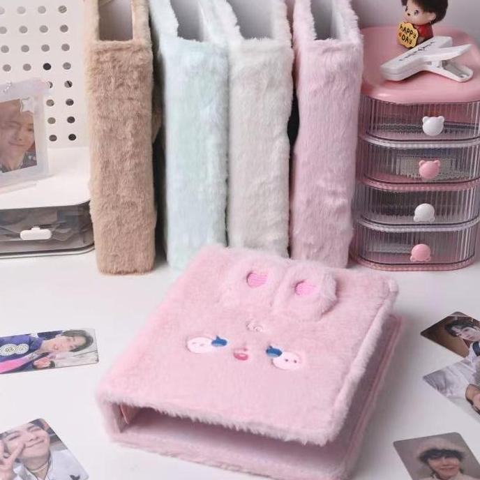 Binder Kartu Foto Mewah A5 Kpop Tempat Kartu Foto Album Foto Idola Buku Koleksi Kartu Foto Alat Tuli