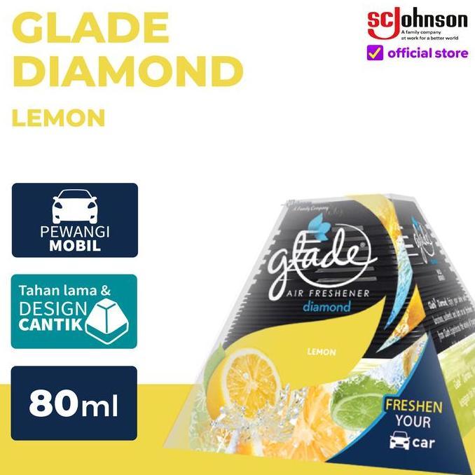 Promo Glade Diamond Lemon Reg 80ml COD