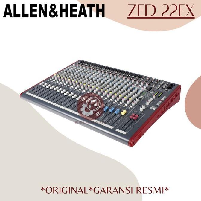 Allen & Heath ZED 22FX Mixer Audio 16-Channel Original ZED22FX
