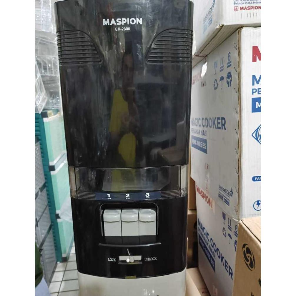 MASPION RICE BOX TEMPAT BERAS WADAH BERAS 28 Kg EX-2800 EX2800 EX 2800