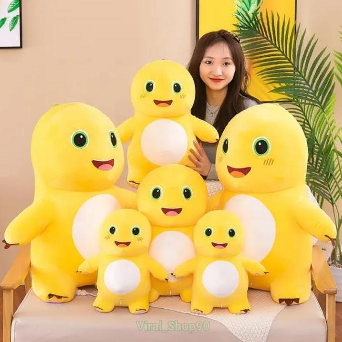 Boneka nailong XL boneka nailong dino kuning boneka dinosaurus boneka dino kuning