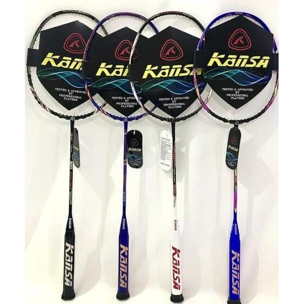 HARGA DISC - RAKET BADMINTON - RAKET KANSA 600 ULTRA-LIGHT 10U-G5 RINGAN 32 LBS