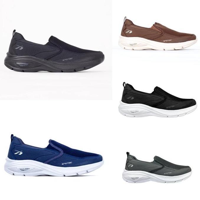 Spotec Onyx || Sepatu Walking Slip On Original Spotec