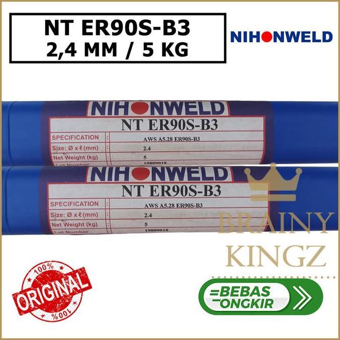 Spesial Kawat Las Nihonweld Nt Er 90S-B3 Uk 2.4 Mm