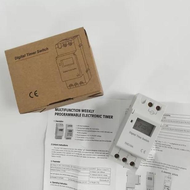 Programmable Digital Timer Weekly Switch 220V THC 15A