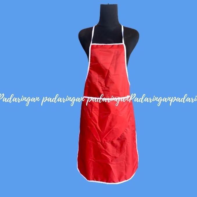 Celemek masak polos  celemek anti air  celemek dapur celemek parasut celmek apron masak Kain dewasa