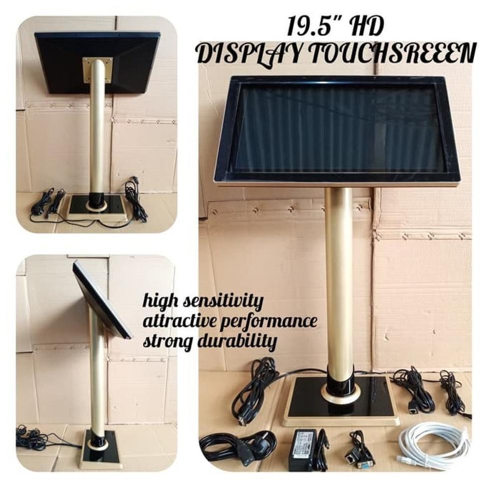 monitor touchscreen komputer 19 inch layar sentuh led tv touch screen karaoke geisler 19 inci
