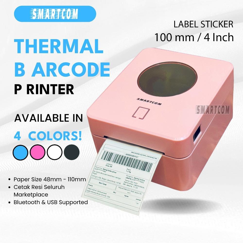 SMARTCOM Printer Thermal Barcode Label Resi 4 Inch Barcode Printer Bluetooth Thermal 100mm SM9250