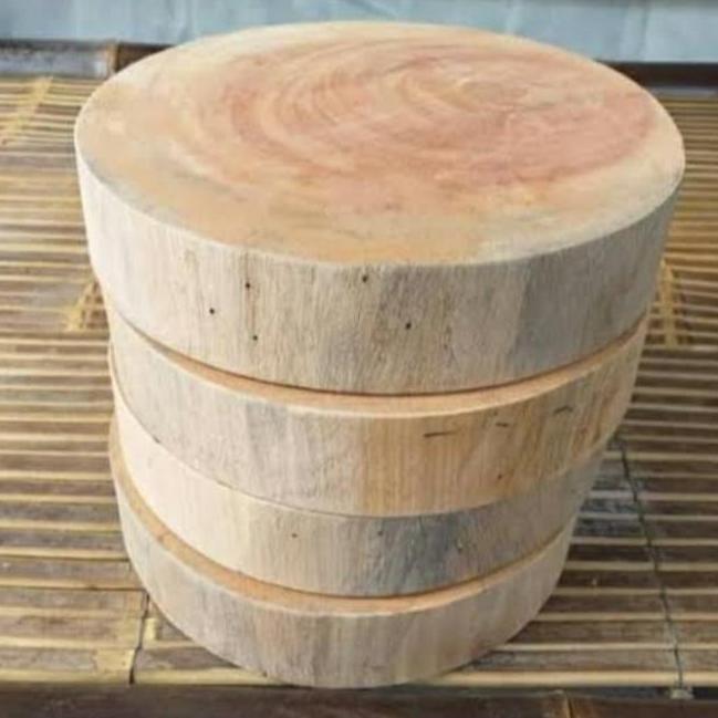 Talenan kayu bulat - talenan daging - talenan kayu potong daging