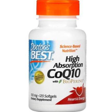 Doctor'S Best High Absorption Coq10 100 Mg 120 Softgel Original