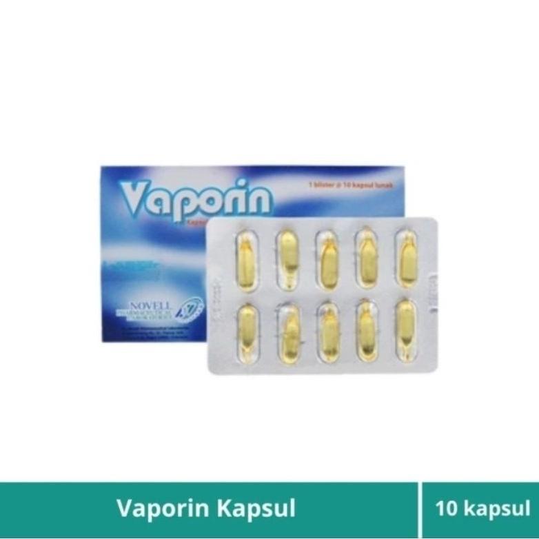 Vaporin Box Isi 10 Kapsul Untuk Bayi Dan Dewasa