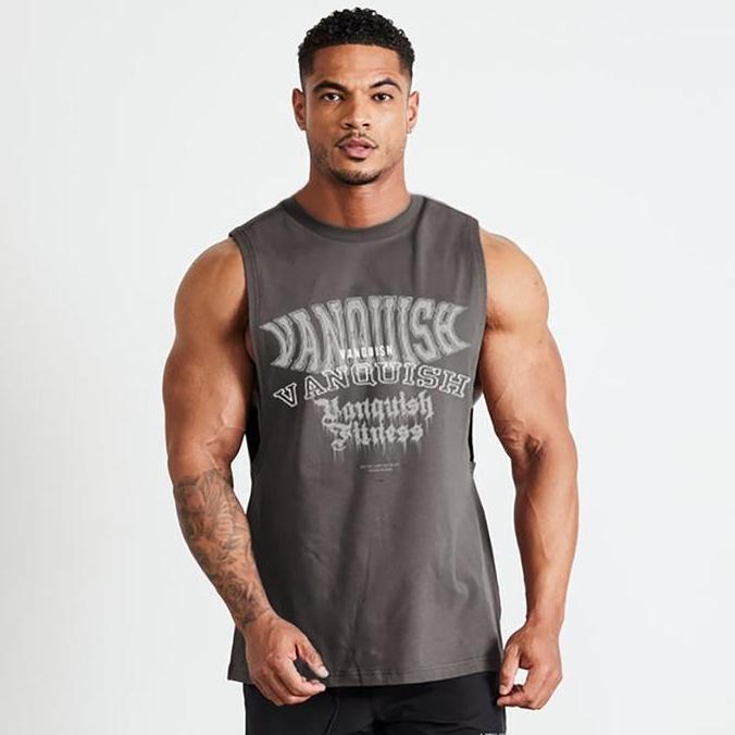 TANKTOP PRIA GYM VANQUISH FITNESS BX-77 Terlaris