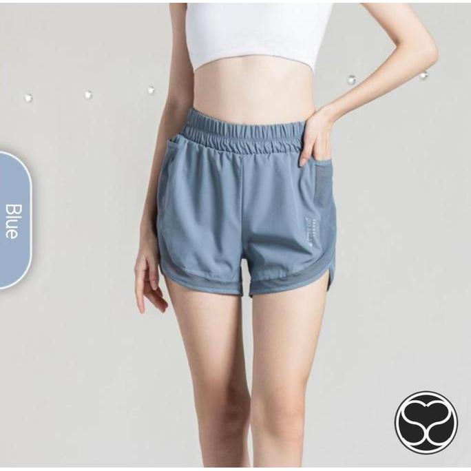 SecondShape - Daisy Shorts Celana Pendek Olahraga Wanita Running Fitne