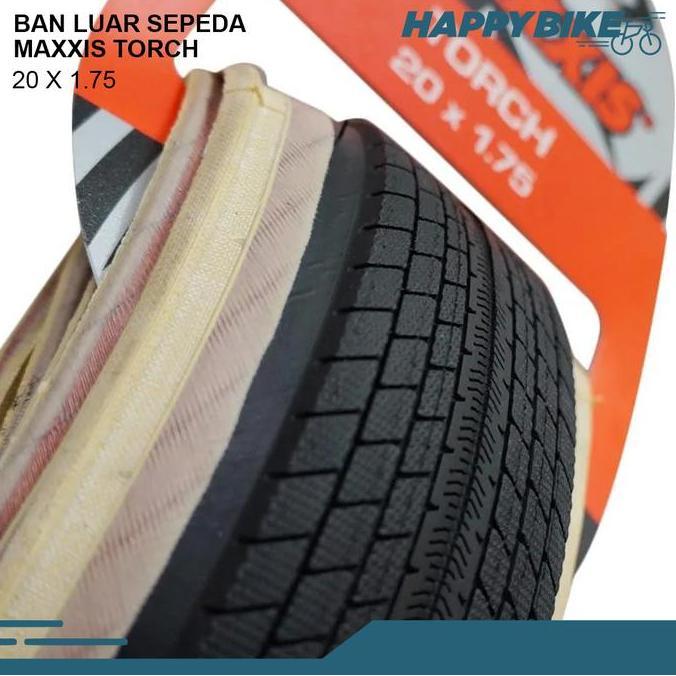 MAXXIS Tire Ban Luar Sepeda Lipat BMX Torch 20 x 1.75 Skinwall