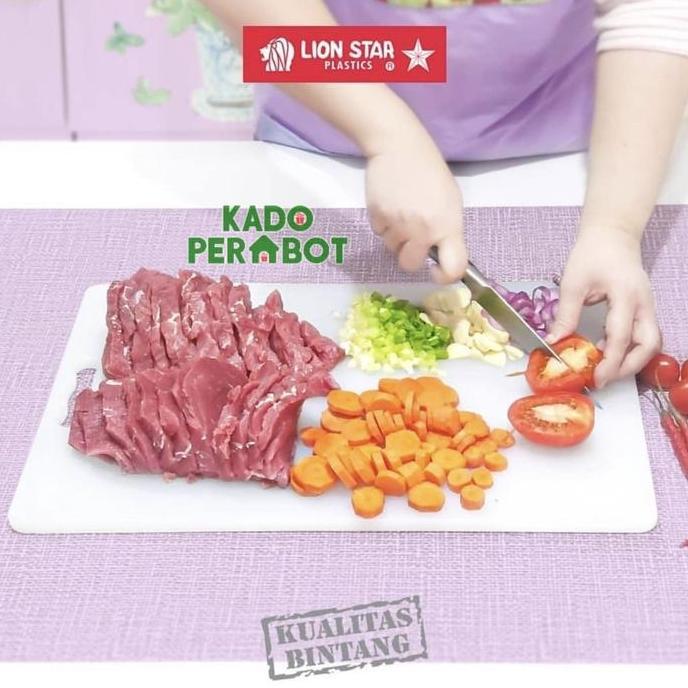 talenan Lionstar XL - Talenan Plastik tebal - talenan plastik putih