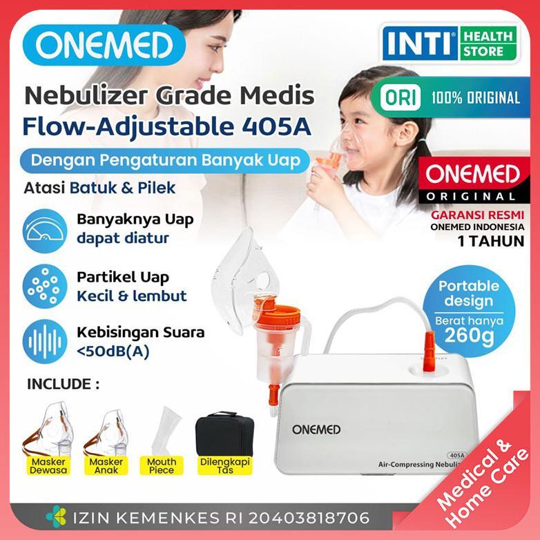 Onemed | Nebulizer Onemed 405A | Compressor Nebulizer | Alat Uap