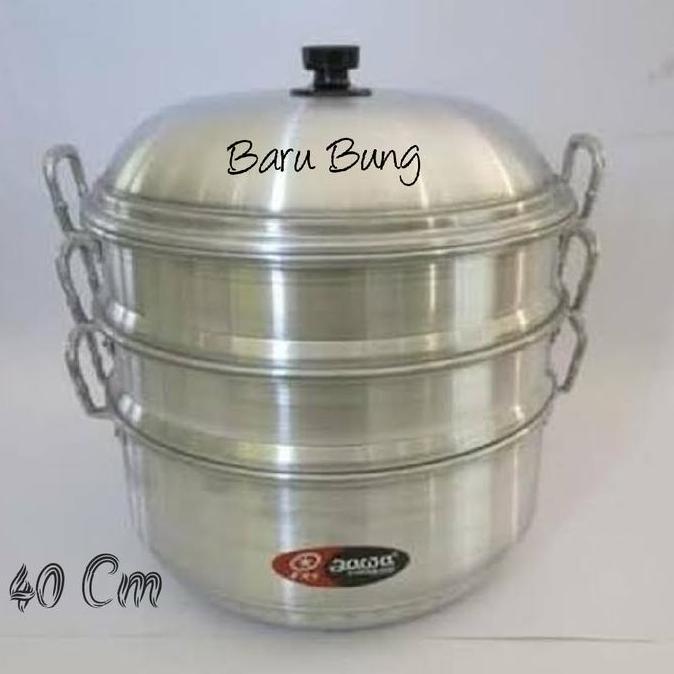 Langseng Jawa 40 Cm | Klakat / Kalakat / Kukusan / Steamer Alumunium